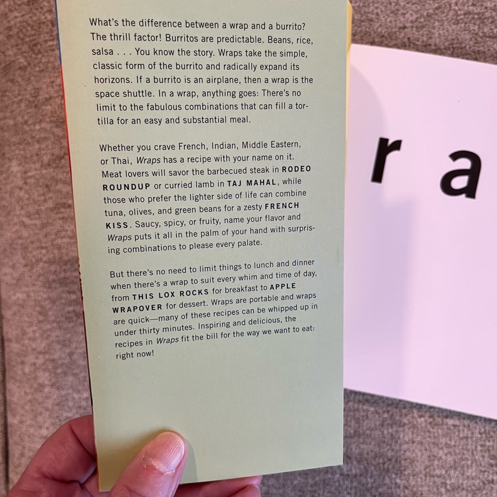 Wraps Cookbook - Picture 3 of 5